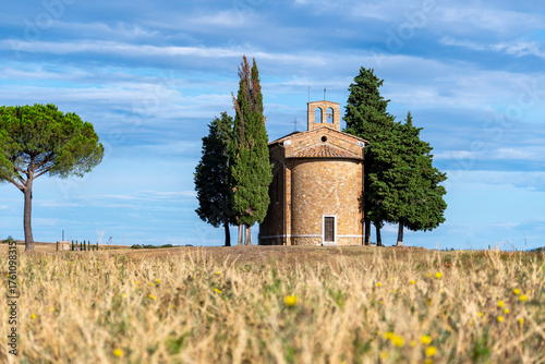 Capella Di Vitaleta, San Quirico d’Orcia, Siena Province, Tuscany, Italy
