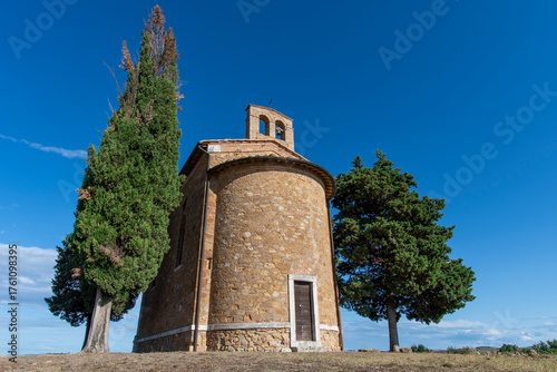 Capella Di Vitaleta, San Quirico d’Orcia, Siena Province, Tuscany, Italy
