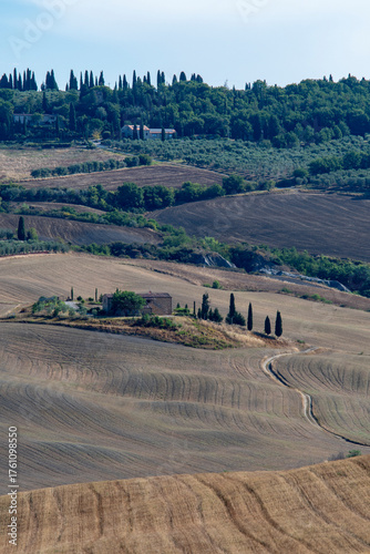 Farmland, San Quirico d'Orcia, , Siena Province, Tuscany, Italy