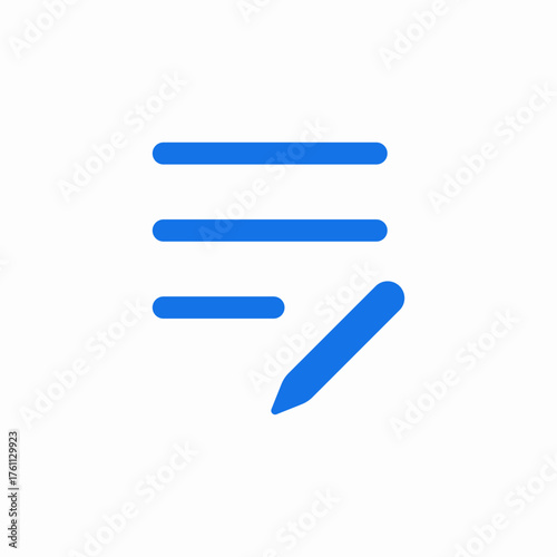 text edit icon sign vector