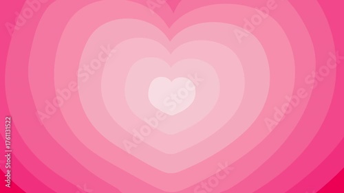 Pulsating heart animation with layered pink gradients forming a seamless loop, perfect for Valentine’s Day motion backgrounds, romantic intros, or love-themed reels.