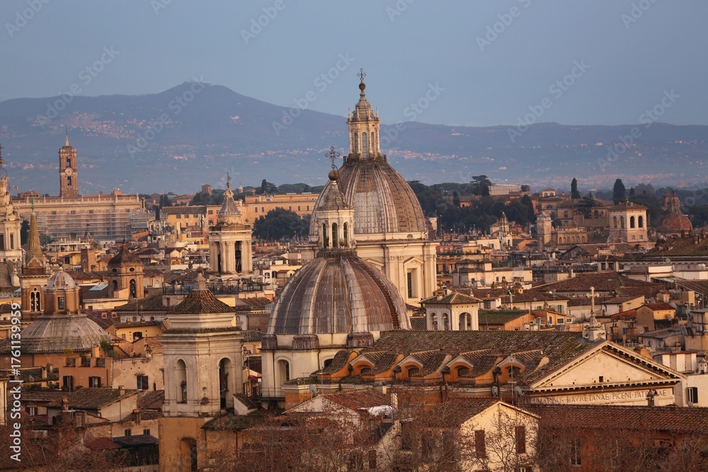 Fototapeta premium St. Peter’s Basilica at Sunset, Vatican City