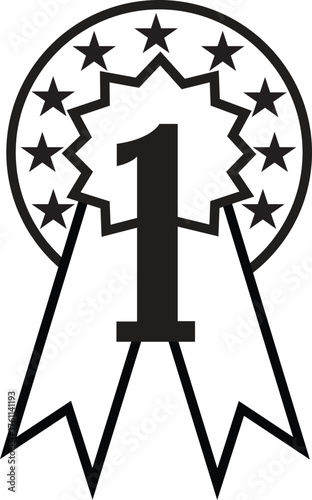 No 1 line art Drawing