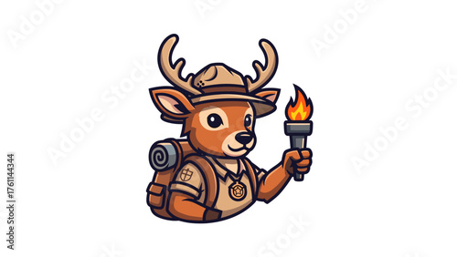 Brave Deer Archer on a Fantasy Quest