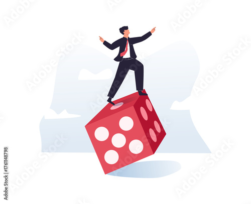 Investment risk, stock trader, gambling, uncertainty, possibility of losing money or make a profit from investment