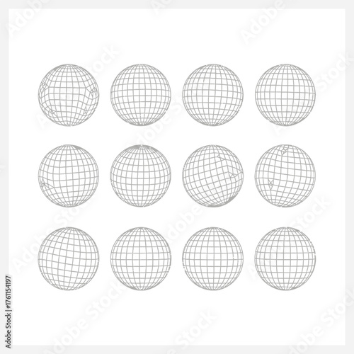 Globes in a Grid A Set of Stylized Spheres for Conceptual Design and Visualization