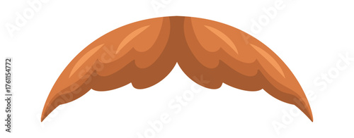 Stylish moustache elegant mature man