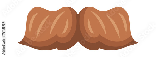 Short lush moustache stylish disguise