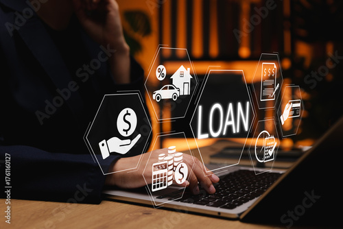 Φωτογραφία Loan and lending cash concept