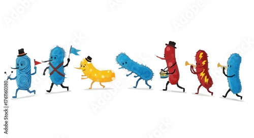 The Microbe Friends Parade