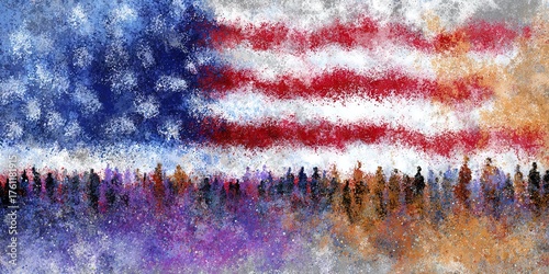 patriotic image to celebrate USA 250th birthday featuring the American flag