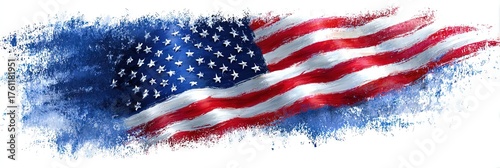 patriotic image to celebrate USA 250th birthday featuring the American flag