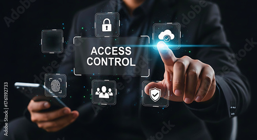 Secure digital access control with modern cybersecurity solutions for streamlined business operations and data protection using innovative technology and biometric authentication