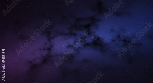 Wallpaper Mural Dark Purple and Blue Abstract Nebula Background. Torontodigital.ca