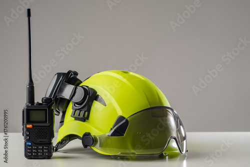 Protective helmet. Firefigh...