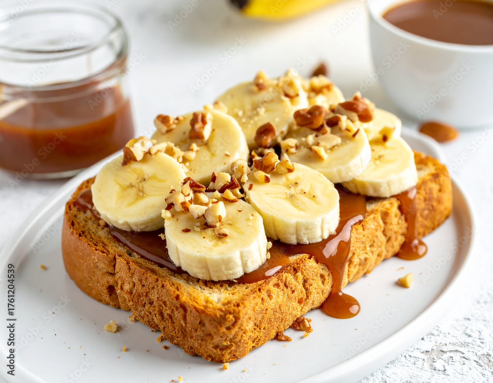 custom made wallpaper toronto digitalバナナとメープルとナッツのトースト