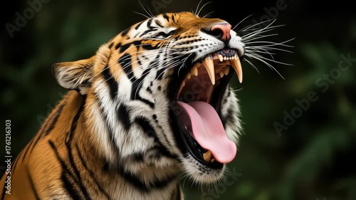 close up of a tiger