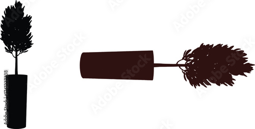 Based on your description, it seems there is no alphanumeric text present in the image, just graphical representations of trees. with something else related to the image, such as creating a detailed d