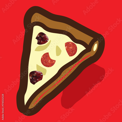 Pizza Slice - Pepperoni Sausage