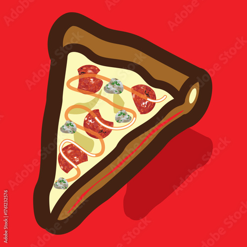 Pizza Slice - Hot Honey Pepperoni Ricotta