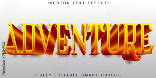  Adventure Journey Quest Vector Fully Editable Smart Object Text Effect