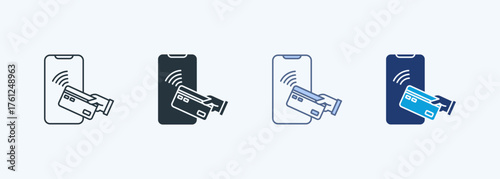 Contactless Multiple Style Icon Collection