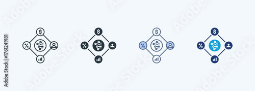 Decentralized Finance Multiple Style Icon Collection