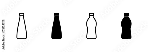 Bottle icon vector. bottle sign and symbol