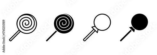 Candy icon vector. candy sign and symbol.
