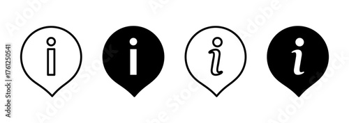 Information sign icon vector. about us sign and symbol. question mark icon