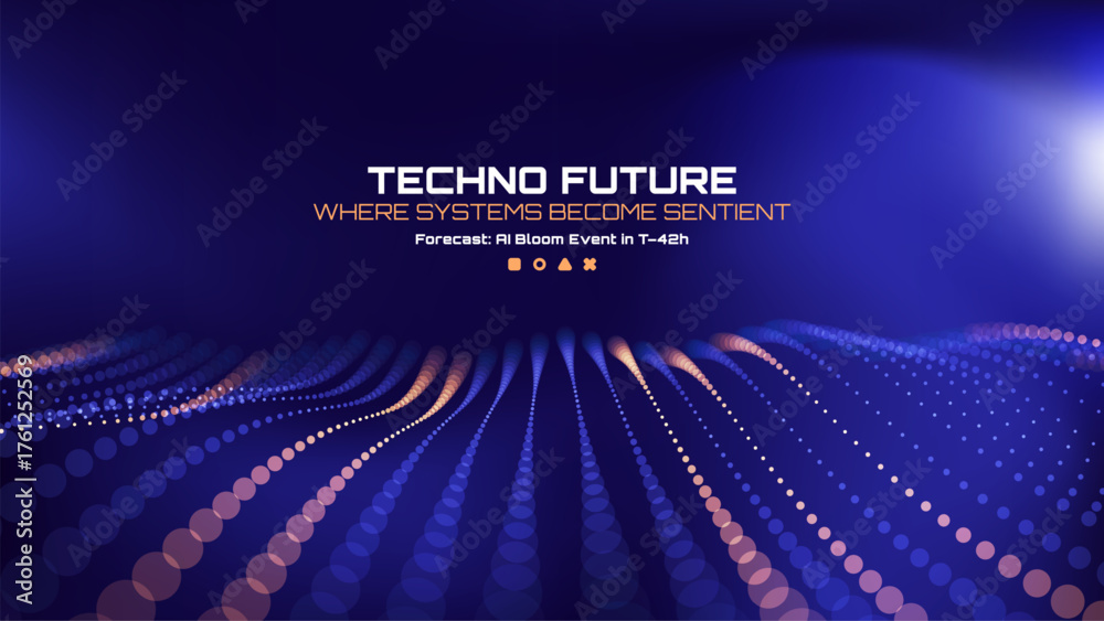 Fotografia Techno future where systems become sentient concept