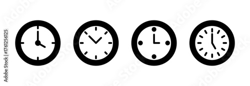 Clock icon vector illustration. Time sign and symbol. watch icon