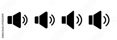 Speaker icon vector illustration. volume sign and symbol. loudspeaker icon. sound symbol