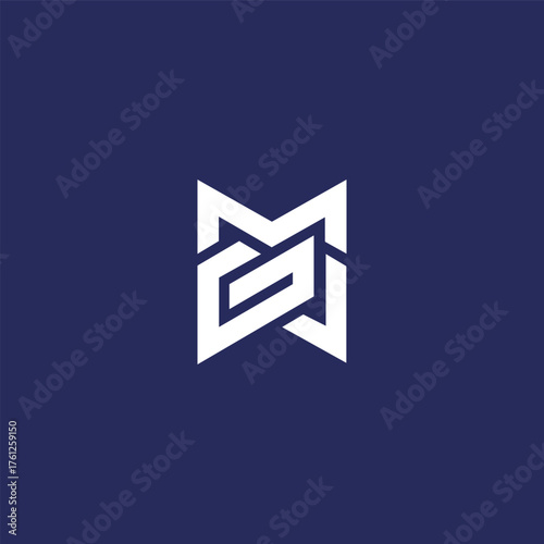 Modern unique creative MGJ letters logo design