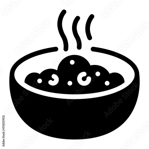 porridge glyph icon
