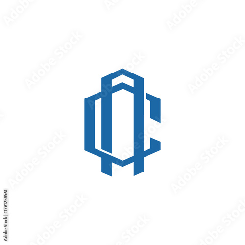 Modern unique creative AC letters logo design