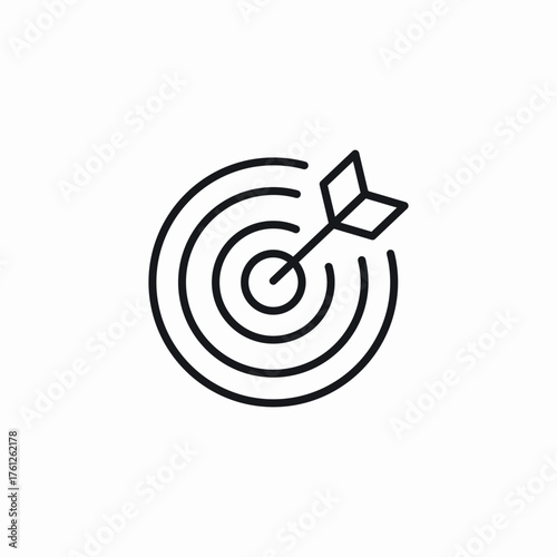 company goal icon sign vector