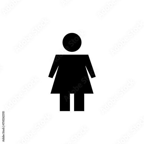 Female icon vector for web and mobile app. woman sign and symbol