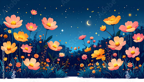 Surreal Night Garden