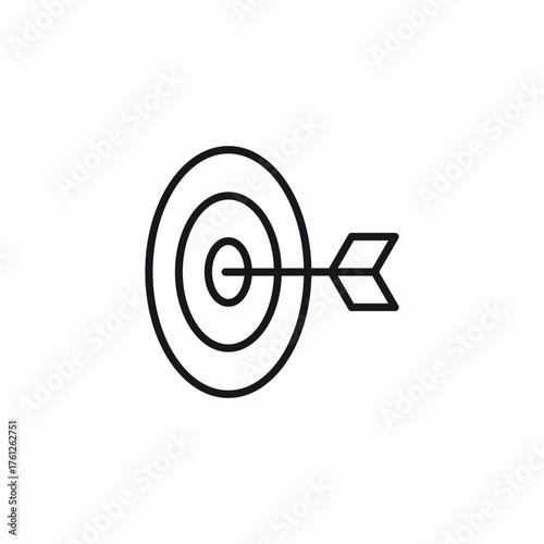 target viewer icon sign vector