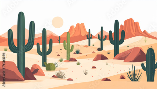 Minimal Desert Flora