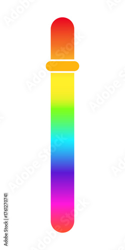 Color picker bar on white background