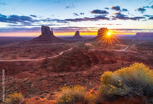 Sunrise in Monument Valley