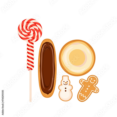 A delightful assortment of festive and sweet treats perfect for holiday celebrations.