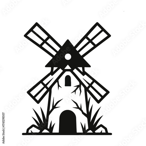 Forgotten Windmill Ruins SVG