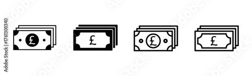 Money icon set. Money vector icon.