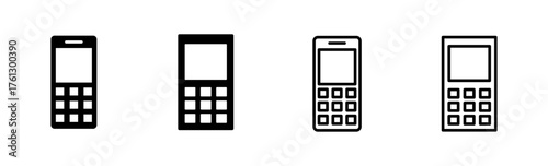 Phone icon set. Call icon vector. telephone symbol