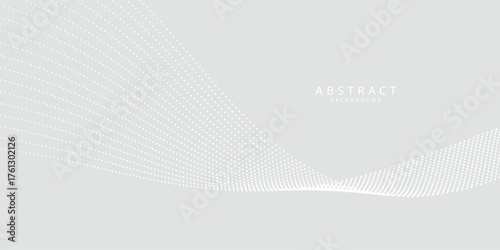 abstract creative white dot particles background.