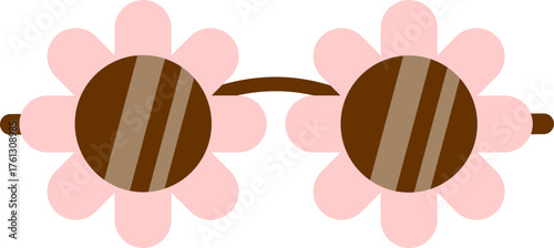 Flowers Shape Sunglasses