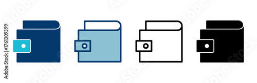 Wallet Icon vector isolated on white background. money wallet icon